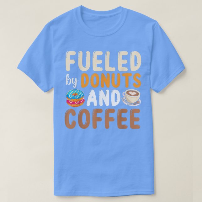 Camiseta Doughnut Café Lover Sweets Snacks Glazed D (Diseño del anverso)