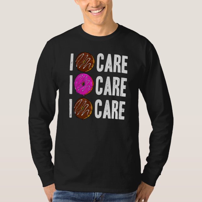 Camiseta Doughnut dice que no me importa el bollo del día d (Anverso)