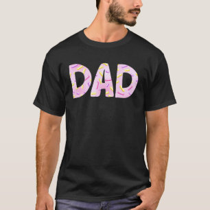 Camiseta Doughnut Donut Sprinkles Padre Papá Tierno De Moda