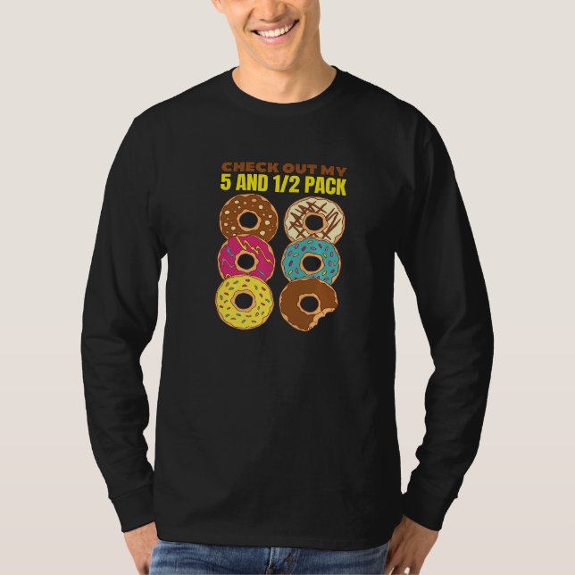 Camiseta Doughnut Eati De Mi 5 Y 12 Paquete De Doughnut Eat (Anverso)