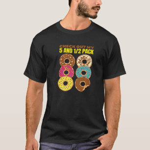 Camiseta Doughnut Eati De Mi 5 Y 12 Paquete De Doughnut Eat