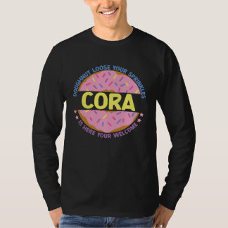 Camiseta Doughnut Loose Your Sprinkles Cora Is Here Your We