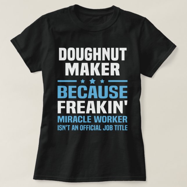 Camiseta Doughnut Maker (Diseño del anverso)