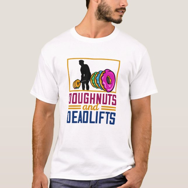 Camiseta Doughnut Y Levantamientos (Anverso)