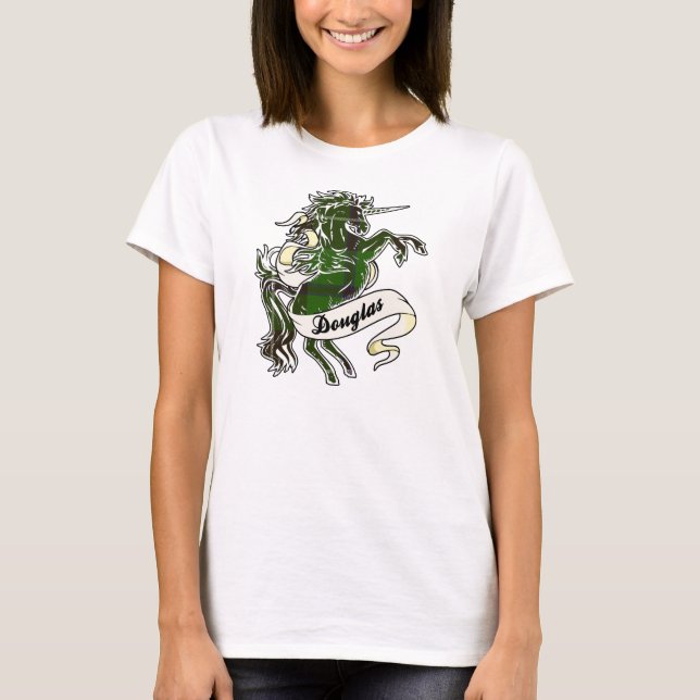 Camiseta Douglas Tartan Unicorn (Anverso)