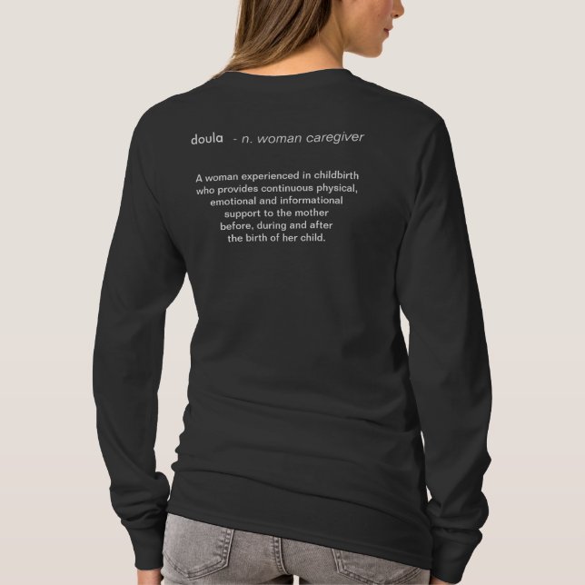Camiseta ¿doula conseguido? (Reverso)