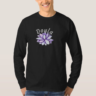 Camiseta Doula Peaceful Lotus Partera Apoyo al Parto Nacimi