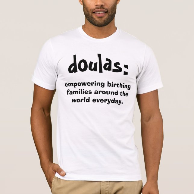 Camiseta doulas: , autorizando a las familias de la (Anverso)