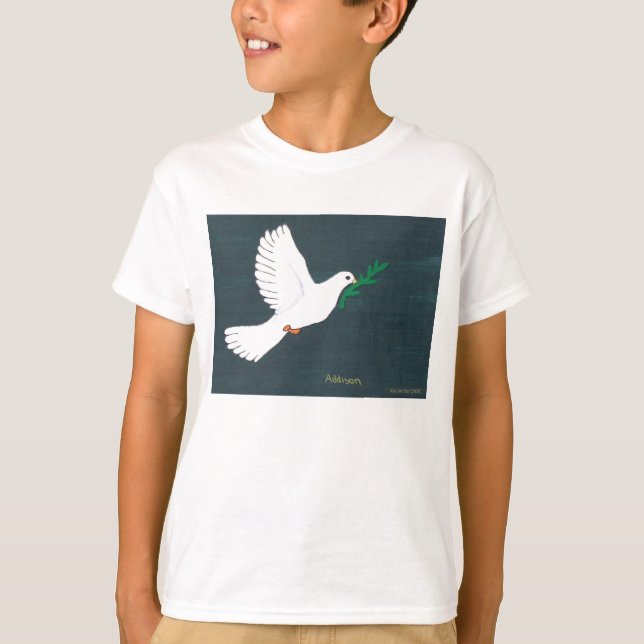 Camiseta Dove - Arte infantil para CHOC (Anverso)