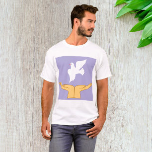 Camiseta Dove Bird World Peace White