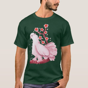 Camiseta Dove de vintage Pigeon Bird Shirft Regalo japonés