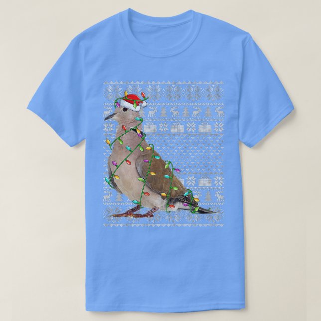 Camiseta Dove Dove Bird Lover Santa Ugly Dove (Diseño del anverso)