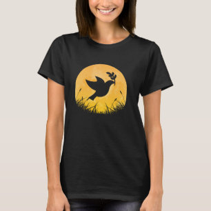 Camiseta Dove Easy Halloween Set Pigeon Bird Moon Costum