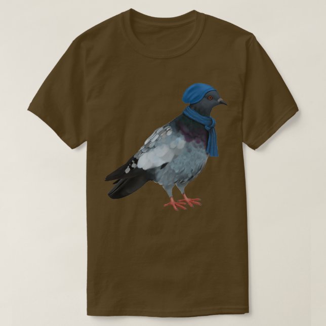 Camiseta Dove Pigeon Winter 1 (Diseño del anverso)
