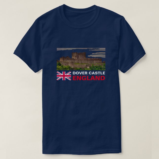 CAMISETA DOVER CASTLE, INGLATERRA (Diseño del anverso)