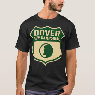 Camiseta Dover New Hampshire Retro Shield Green