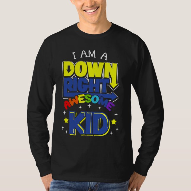 Camiseta Down Right Awesome Chromosome Trisonomy 21 Syndrom (Anverso)