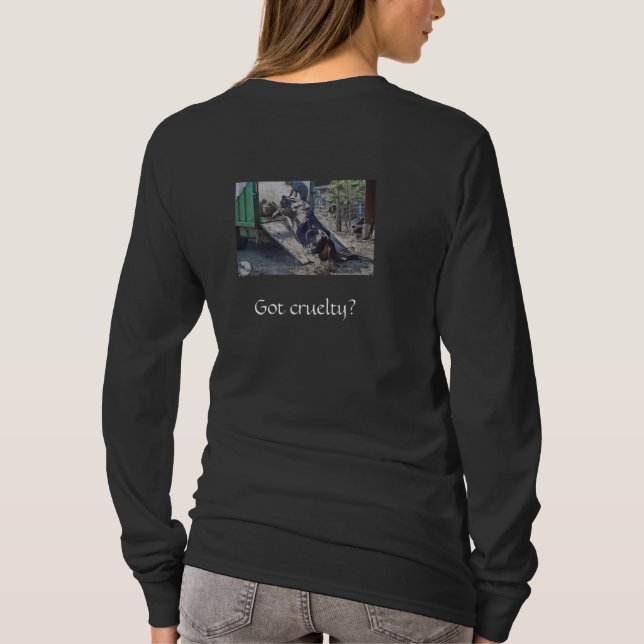 Camiseta DownedDairyCow500x334.stretched, DownedDairyCow… (Reverso)