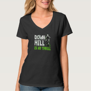 Camiseta Downhill Es Mi Thrill Mountain Bike Mtb Biking Quo