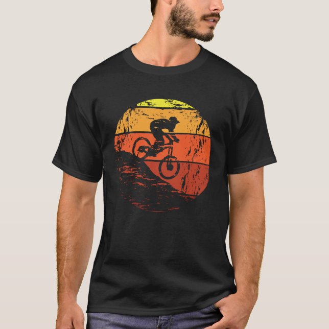 Camiseta Downhill Mountain Bike Cycling Mountain Bike Dad (Anverso)