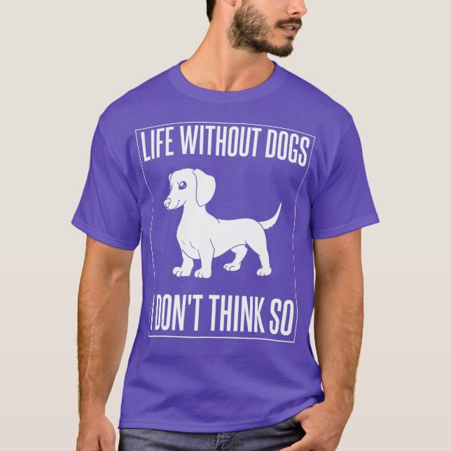 Camiseta Doxie Dachshund Perro cachorros Dueño Lover (Anverso)