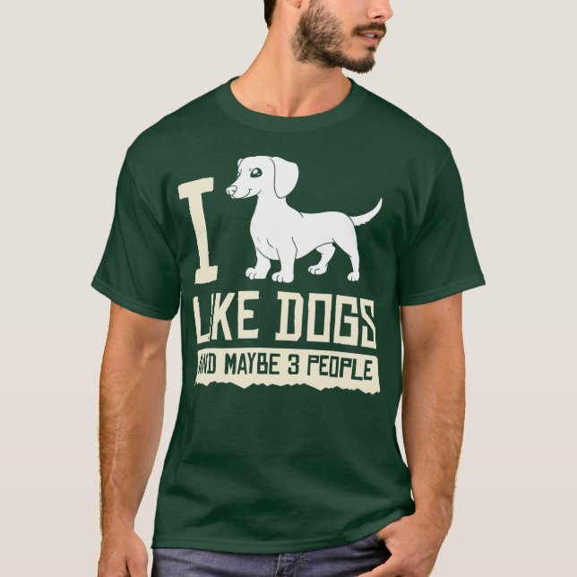 Camiseta Doxie Dachshund Perro cachorros Dueño Lover (Anverso)