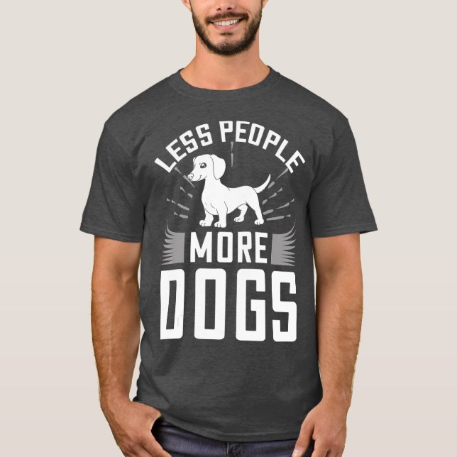 Camiseta Doxie Dachshund Perro cachorros Dueño Lover (Anverso)