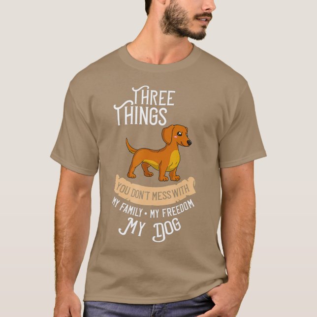 Camiseta Doxie Dachshund Perro cachorros Dueño Lover _23 (Anverso)