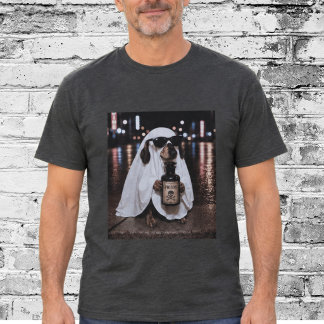 Camiseta Doxie Fantasma con Gafas de Sol Funny Dog Dad
