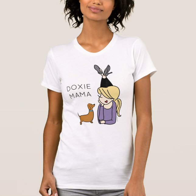Camiseta Doxie Mama T-Shirt personalizado (Anverso)