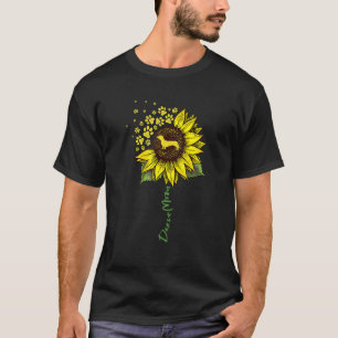 Camiseta Doxie Mom Sunflower Dachshund Dog Mom Mama