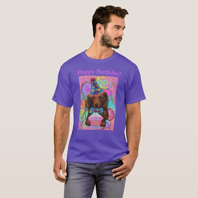 CAMISETA DOXIE ROJO DE PELO LARGO (Anverso completo)