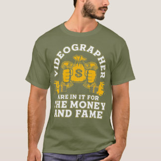 Camiseta Doy a un cineasta de videografía por dinero