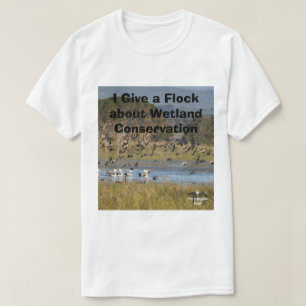 Camiseta Doy a una multitud sobre la protección del humeda