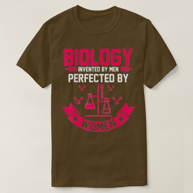 Camiseta Doy de biología al Chica biólogo (Diseño del anverso)