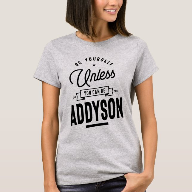 Camiseta Doy de cumpleaños con nombre personalizado de Addy (Anverso)