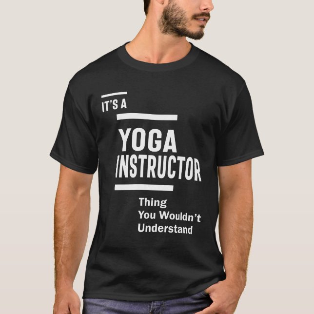Camiseta Doy el título de trabajo del instructor de yoga (Anverso)