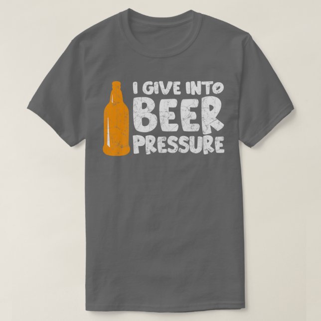 Camiseta Doy presión a la cerveza 2 (Diseño del anverso)