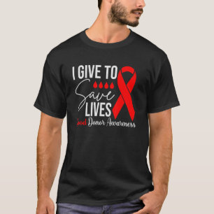 Camiseta Doy Sangre Para Salvar Vidas Donar Dono De Sangre