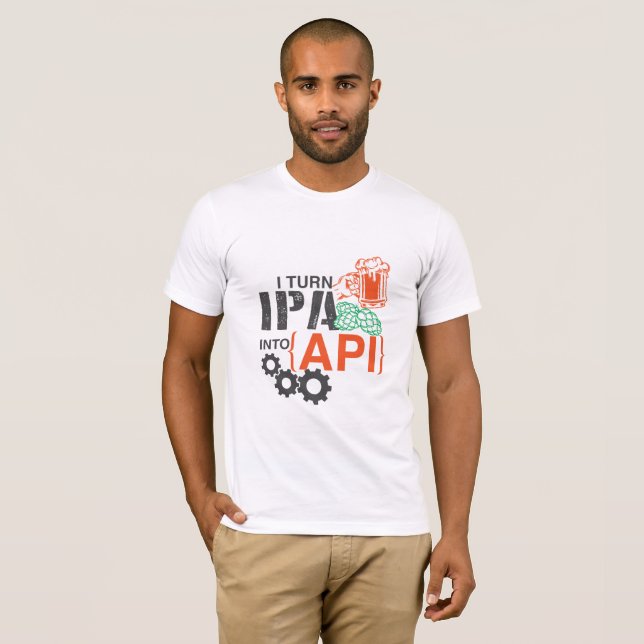 Camiseta Doy vuelta a IPA en el API (Anverso completo)