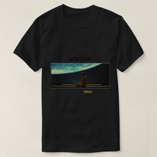 Camiseta DPR LIVE Kisme + Neon Pegatina (Diseño del anverso)