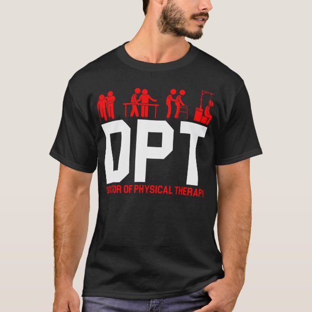 Camiseta Dpt Doctor Of Physical Therapy Physiotherapy (Anverso)