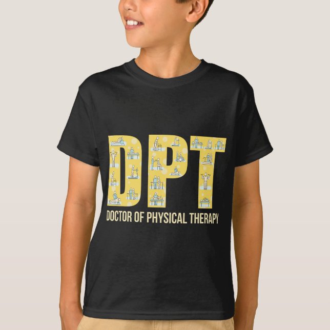 Camiseta DPT Médica De DPT De DTP Físico (Anverso)