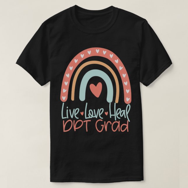 Camiseta DPT Médica de Graduación del Terapia Física (Diseño del anverso)