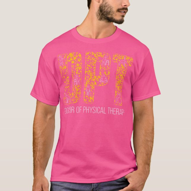 Camiseta Dpt Médica De La Fisioterapia Física (Anverso)