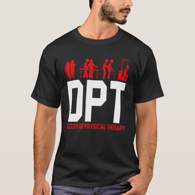 Camiseta Dpt Médica De La Fisioterapia Física Swea (Anverso)