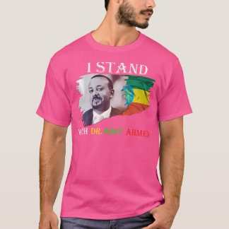 Camiseta Dr. Abiy Ahmed Shirt Con Orgullo Yo Apoyo A Abiy E