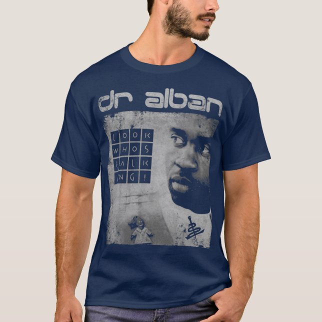 Camiseta dr alban 90s eurodance rap electronica iconic sing (Anverso)