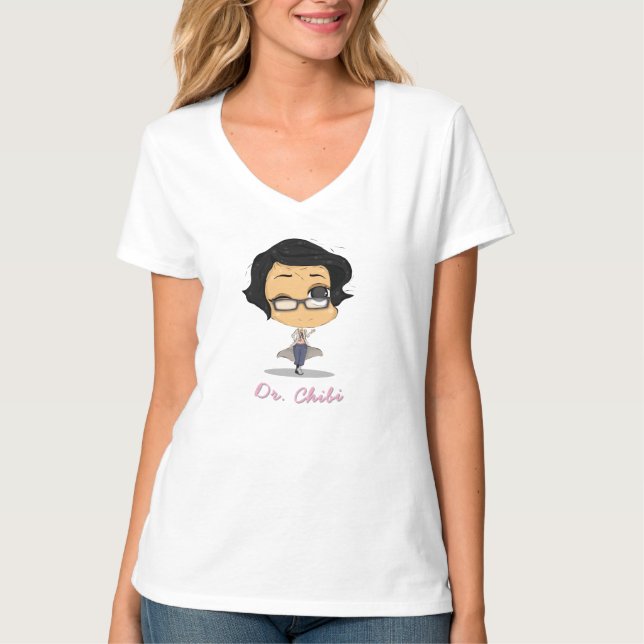 Camiseta Dr. Chibi Divertido (Anverso)