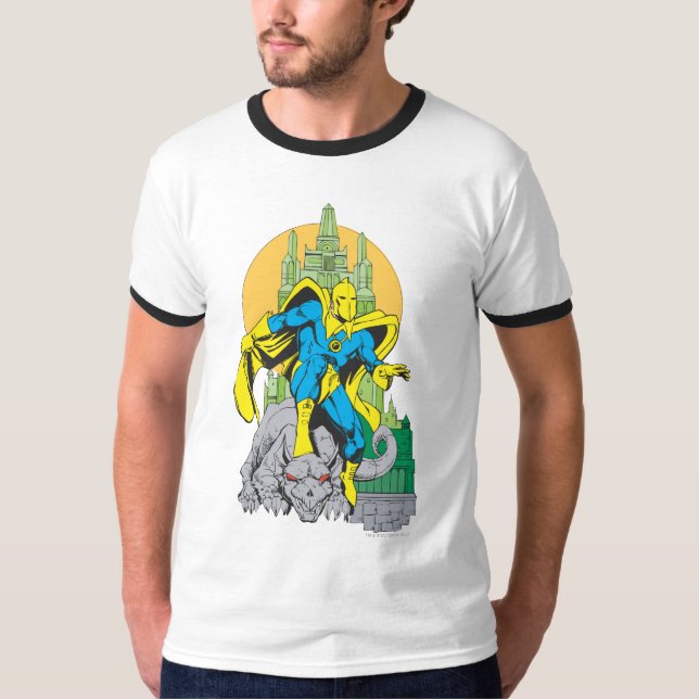 Camiseta Dr. Fate y Torre Invisible (Anverso)